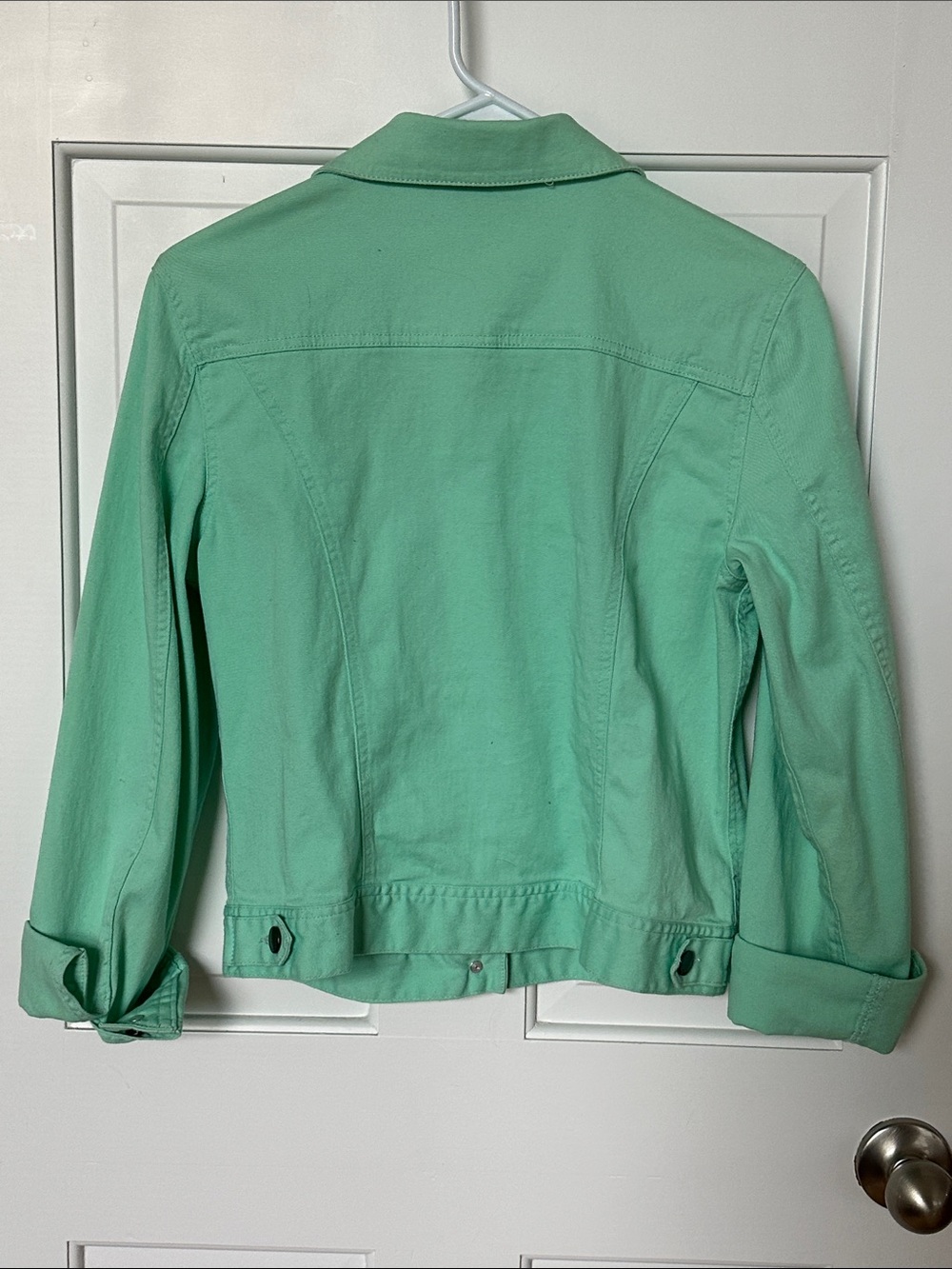 Chadwicks Mint Green Denim Jacket - Picture 2 of 5